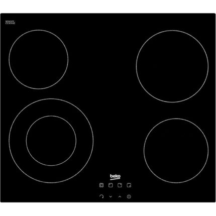 Beko HIC64402E 4 zonas 9 niveles 60 cm Negro placa vitrocerámica