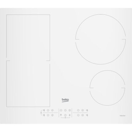Beko HII64200FMTW 4 zonas 7200 W 60 cm Blanco placa inducción