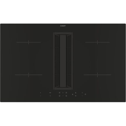 Candy CIH8I4CF 4 zonas 7000 W 80 cm Negro placa inducción con extractor