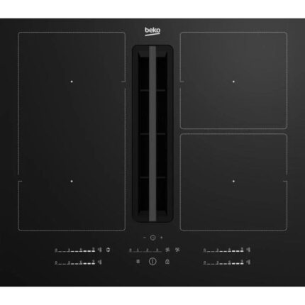 Beko HIXI64700UF 4 zonas 9 niveles 60 cm Negro placa inducción
