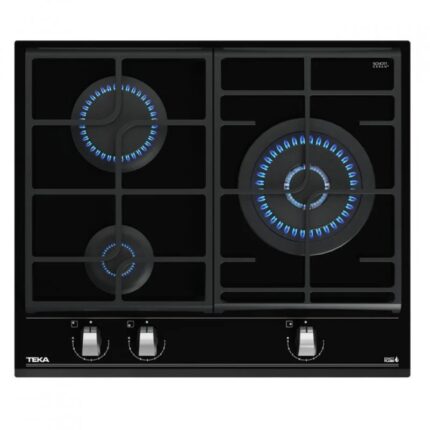 Teka GZC 63310 XBN 3 quemadores 4,00 kW 60 cm placa gas